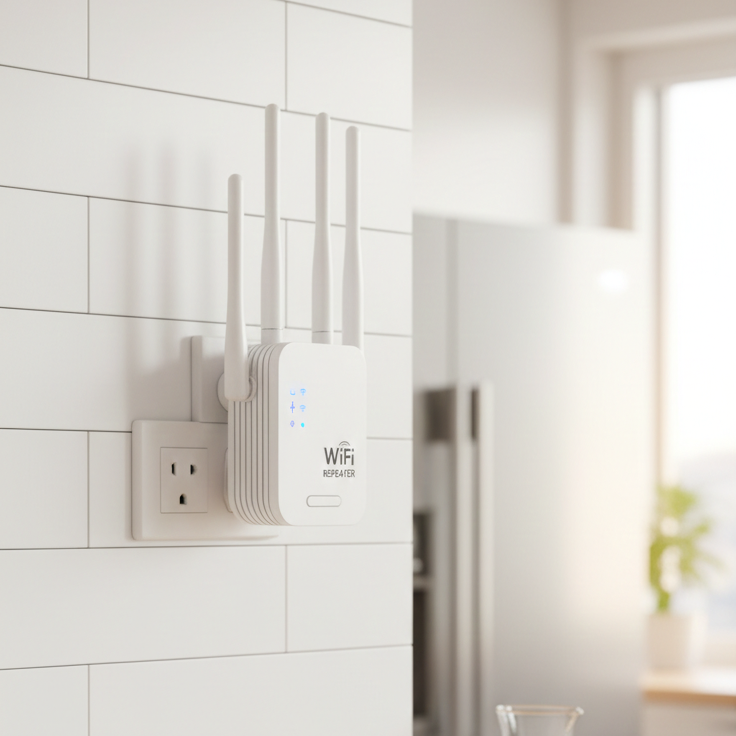 Oak & Coral | Long-Range Outdoor WiFi Booster