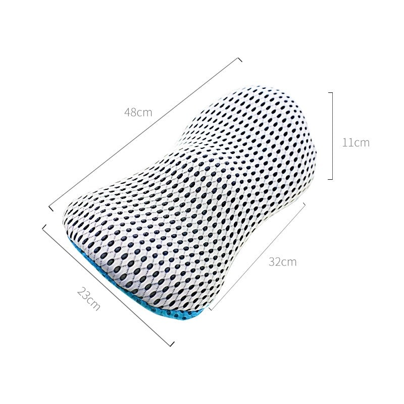 Oak & Coral | Lumbar Support Pillow CoreComfort – Orthopedic Memory Foam Back Cushion for Healthy Posture