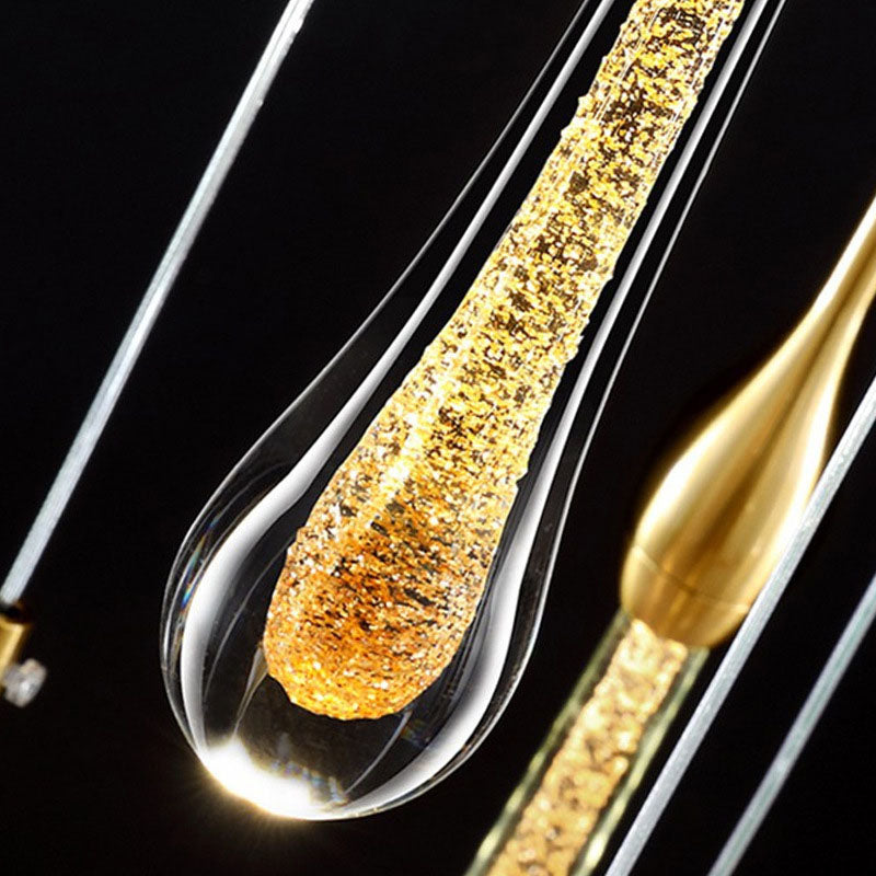 Oak & Coral | LumeTear LED Wall Light in Teardrop Design