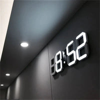 Oak & Coral | LumiSync LED Digital Clock - 3D Effect with Dimming