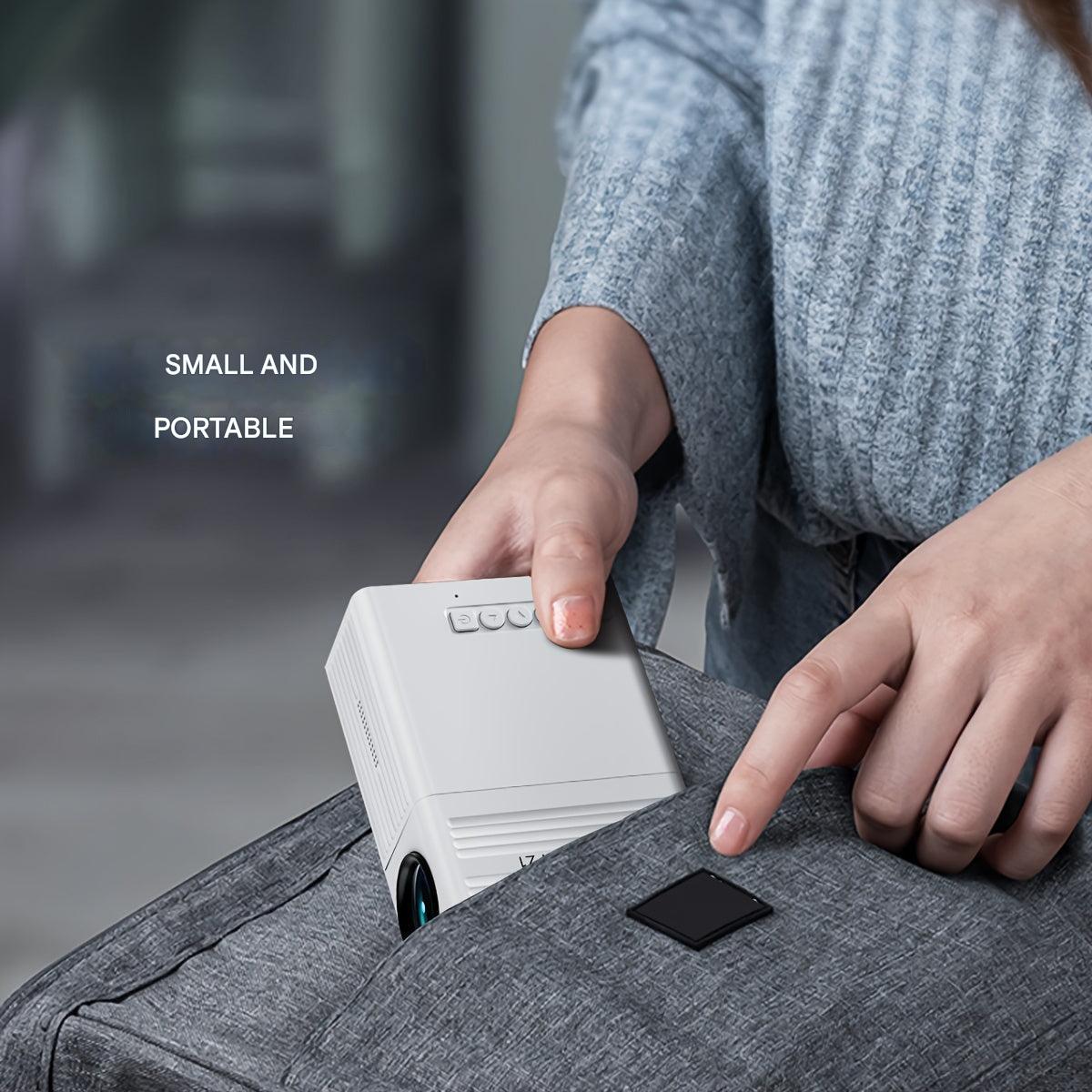 Oak & Coral | LumoBeam Ultra-Bright Mini Projector (3000 Lumen) – Compact HD Home & Outdoor Cinema