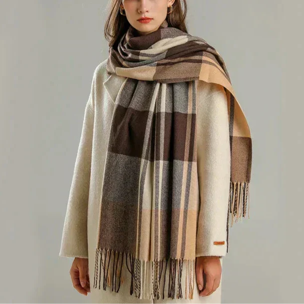 Oak & Coral | Luxurious Cashmere Wool Scarf