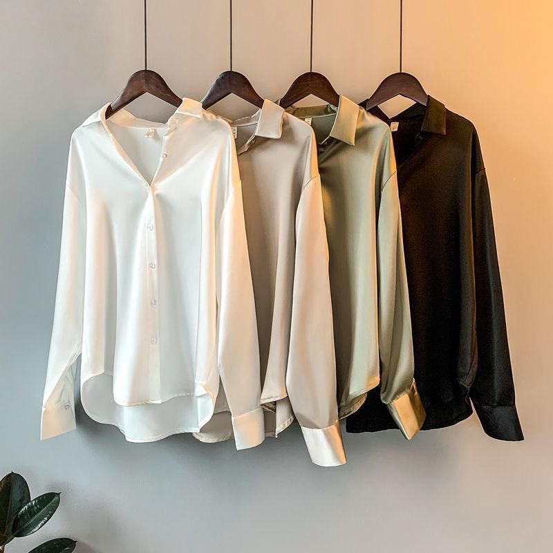 Oak & Coral | Luxury Silk Blouse