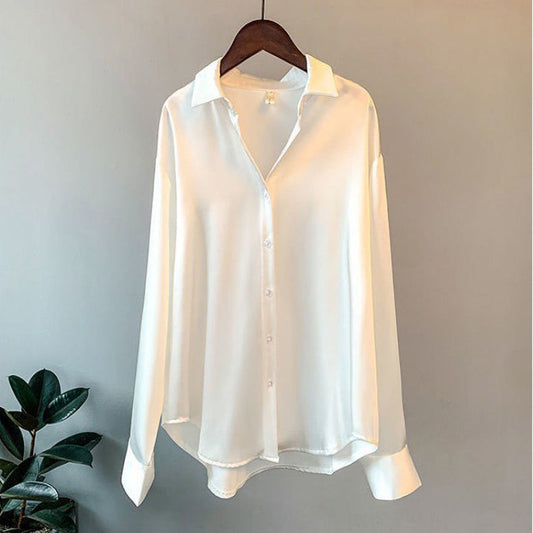 Oak & Coral | Luxury Silk Blouse