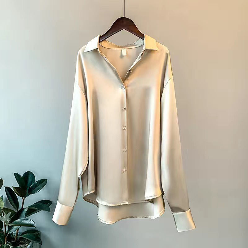 Oak & Coral | Luxury Silk Blouse