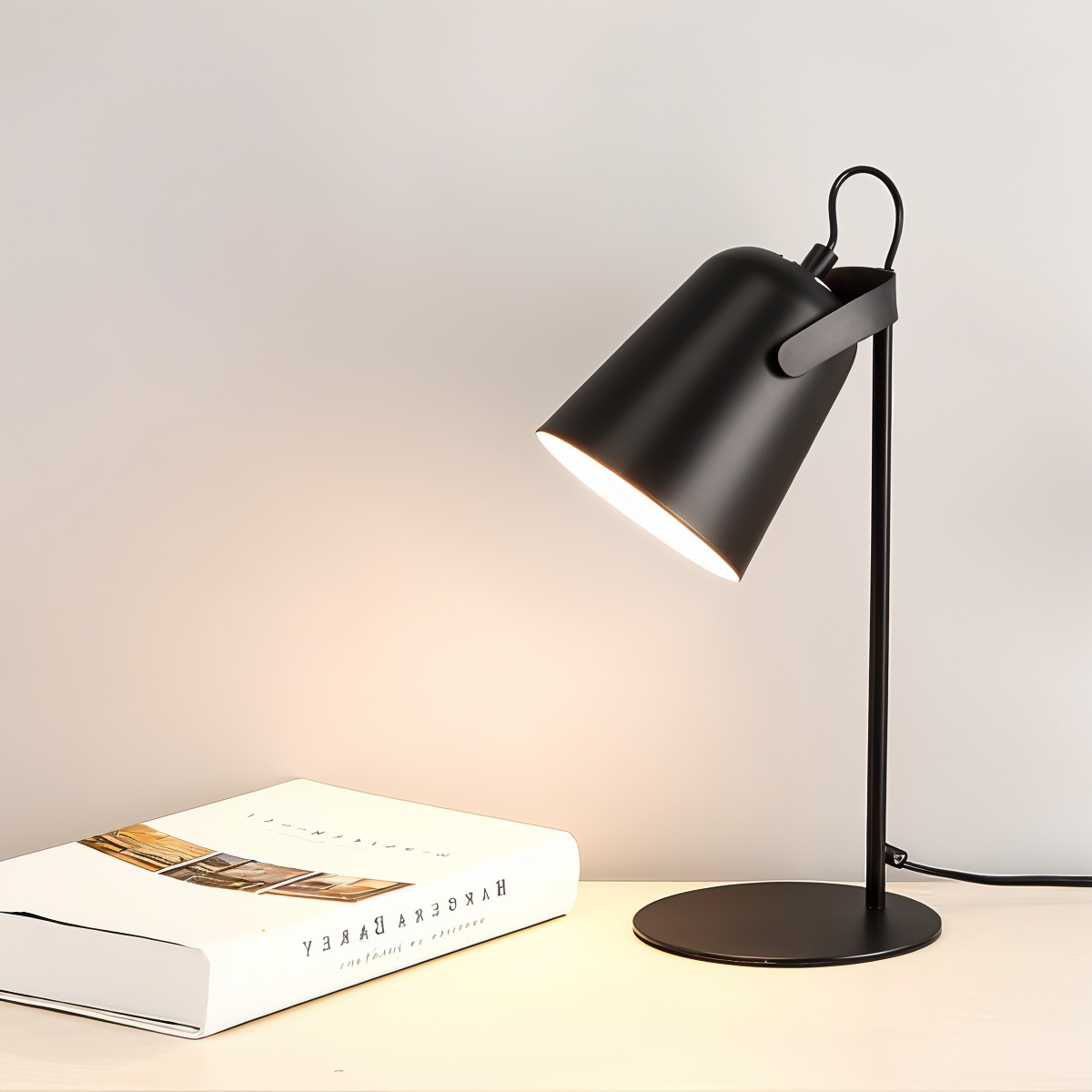 Oak & Coral | Macaron Table Lamp - Nordic Yellow Desk Lamp - Adjustable Lamp