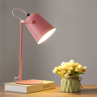 Oak & Coral | Nordic Style Yellow Desk Lamp - Adjustable Task Light