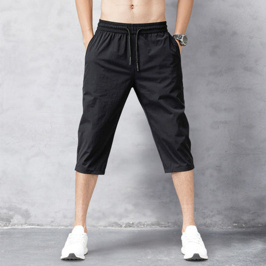 Oak & Coral | Men's 3/4 Pants – Athletic Fit, Drawstring Waist