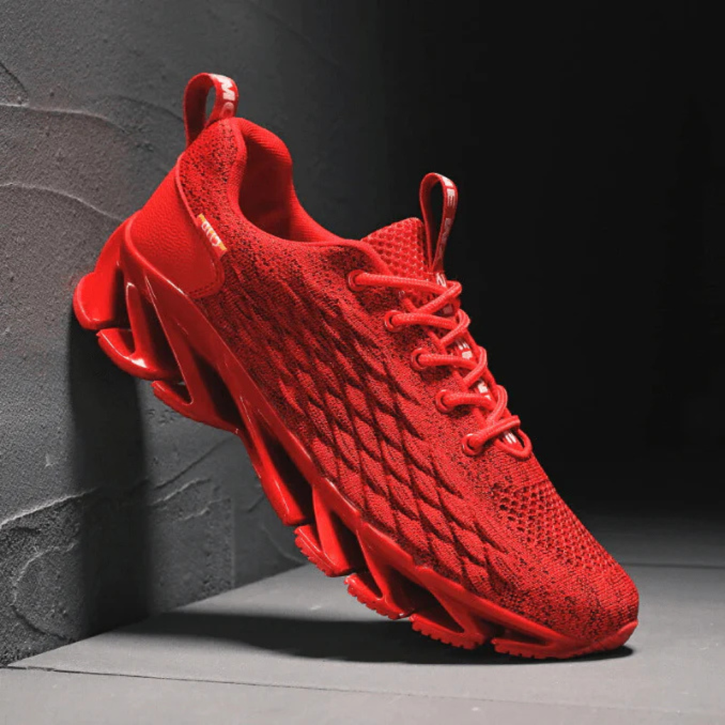 Oak & Coral | Men's Athletic Sneakers with Dynamic Tread