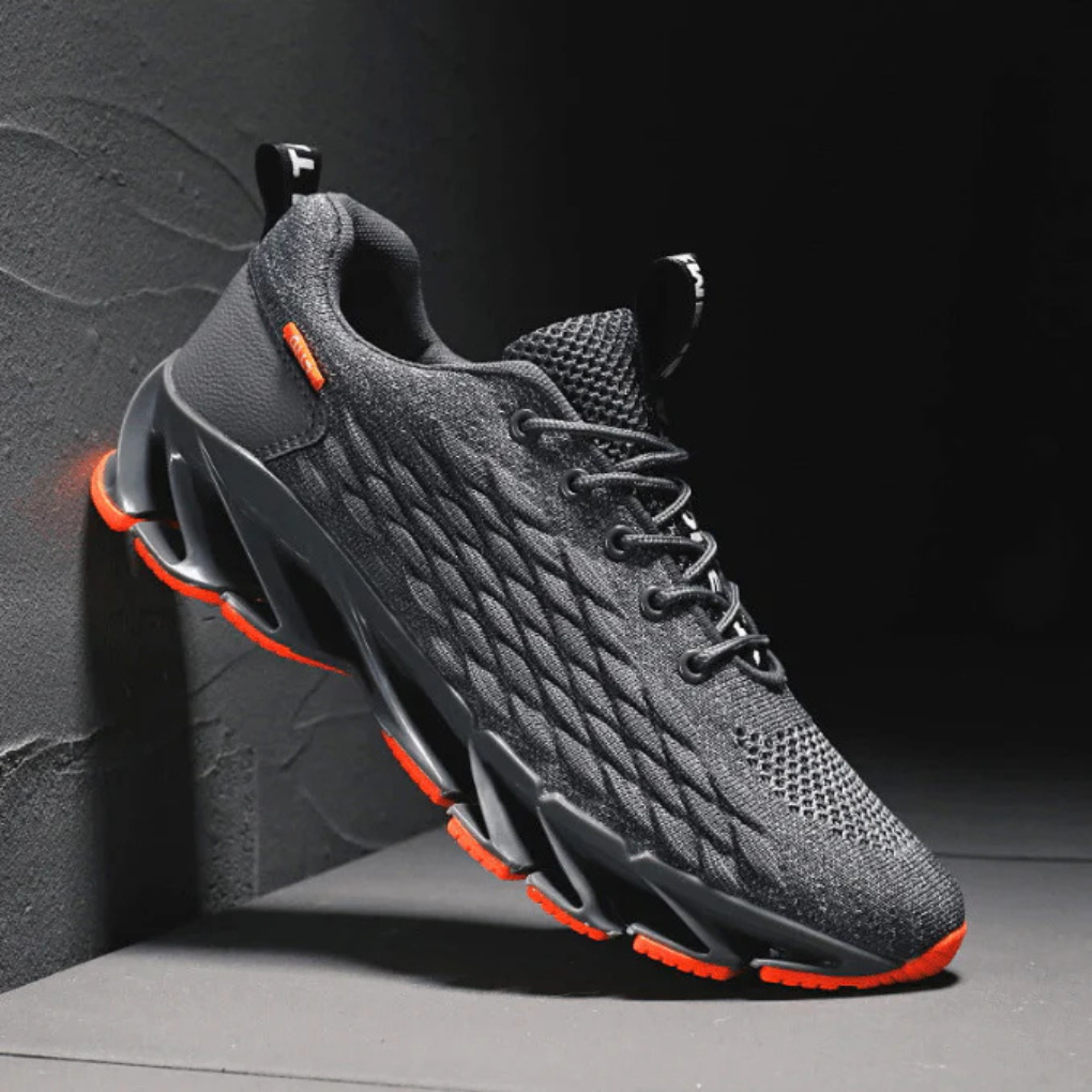 Oak & Coral | Men's Athletic Sneakers with Dynamic Tread