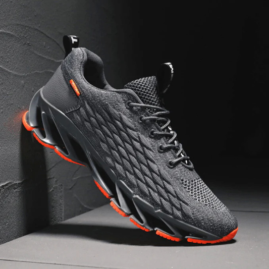 Oak & Coral | Men's Athletic Sneakers with Dynamic Tread