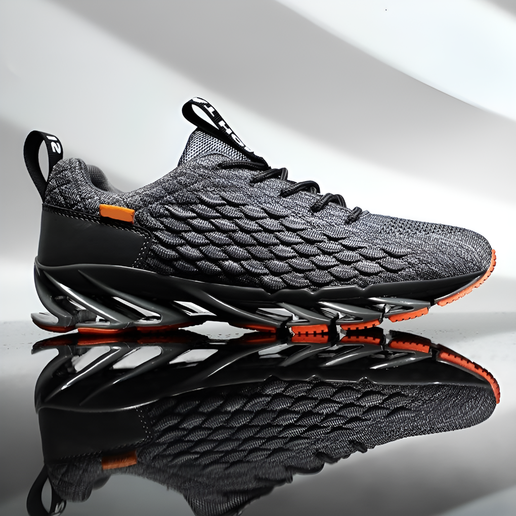 Oak & Coral | Men's Athletic Sneakers with Dynamic Tread