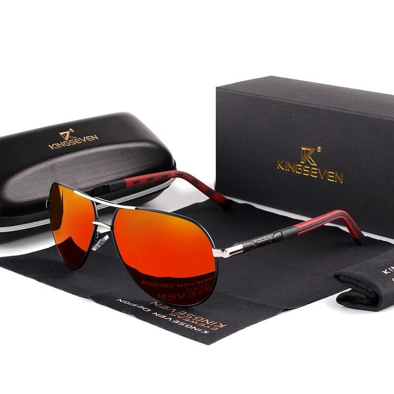 Oak & Coral | Men's Aviator Polarized Sunglasses