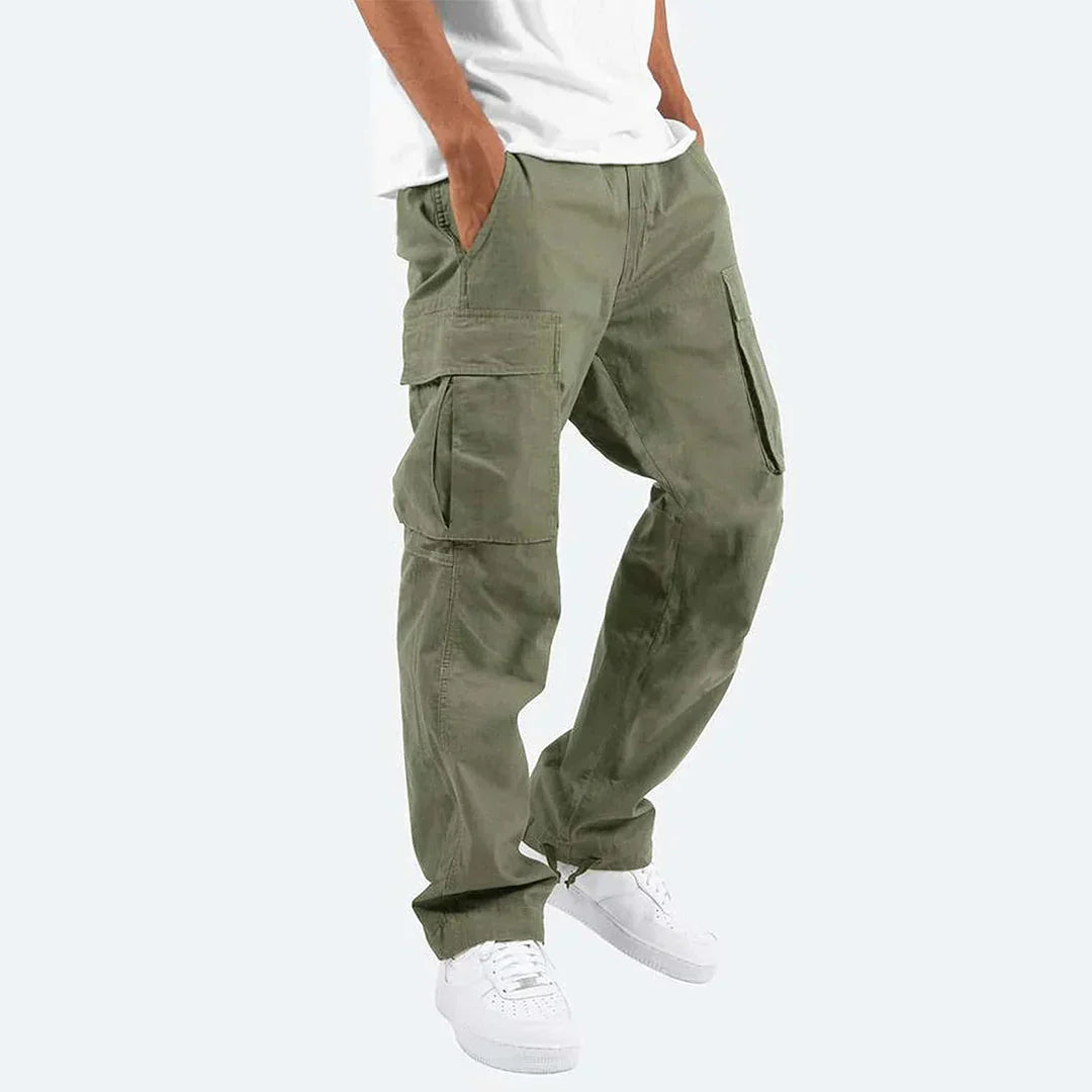 Oak & Coral | Men's Cargo Pants with Multiple Pockets