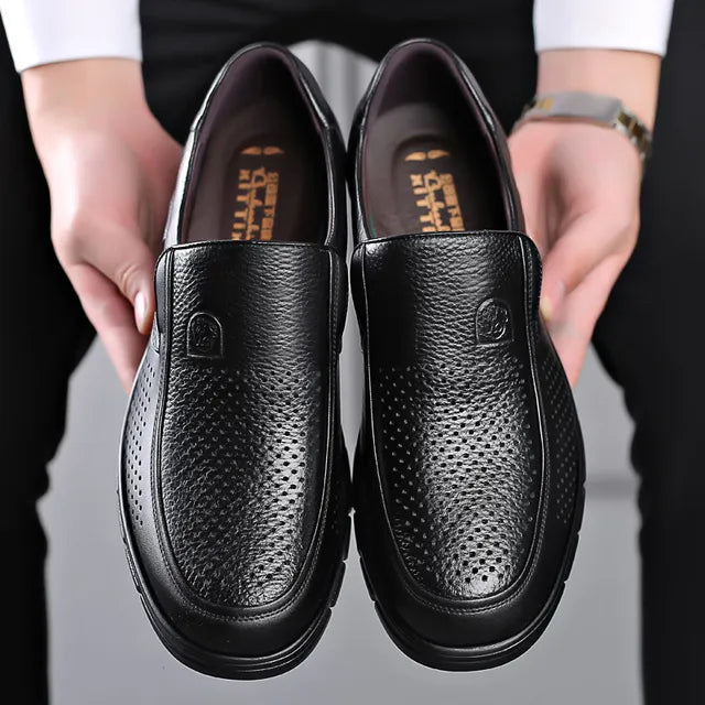 Oak & Coral - Men's Casual Shoes Made of Genuine Leather
