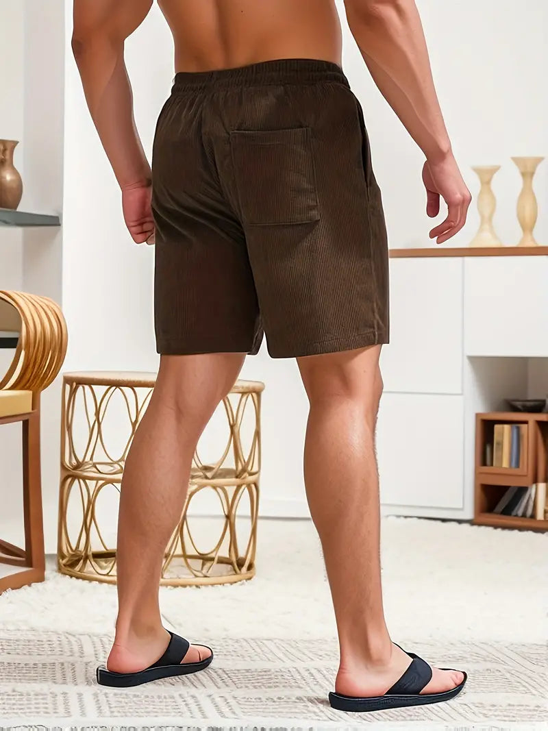 Oak & Coral | Men's Casual Shorts with Drawstring Waist