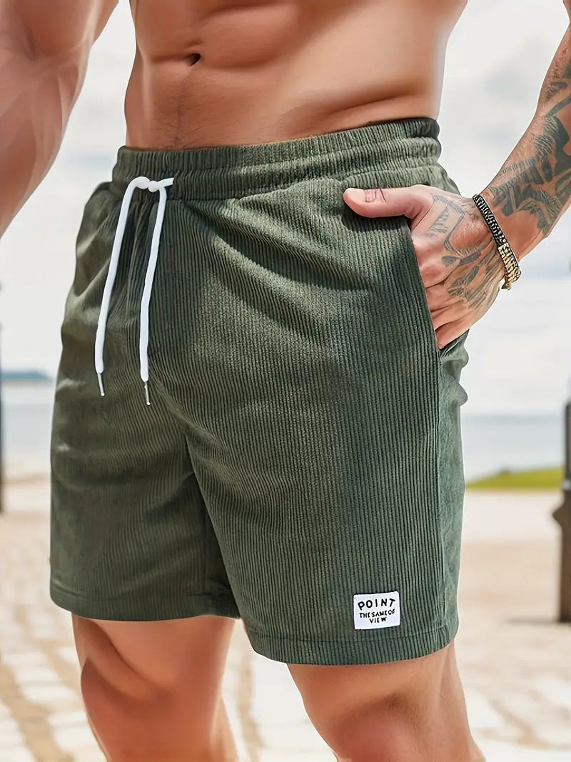 Oak & Coral | Men's Casual Shorts with Drawstring Waist