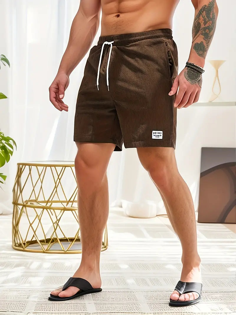 Oak & Coral | Men's Casual Shorts with Drawstring Waist