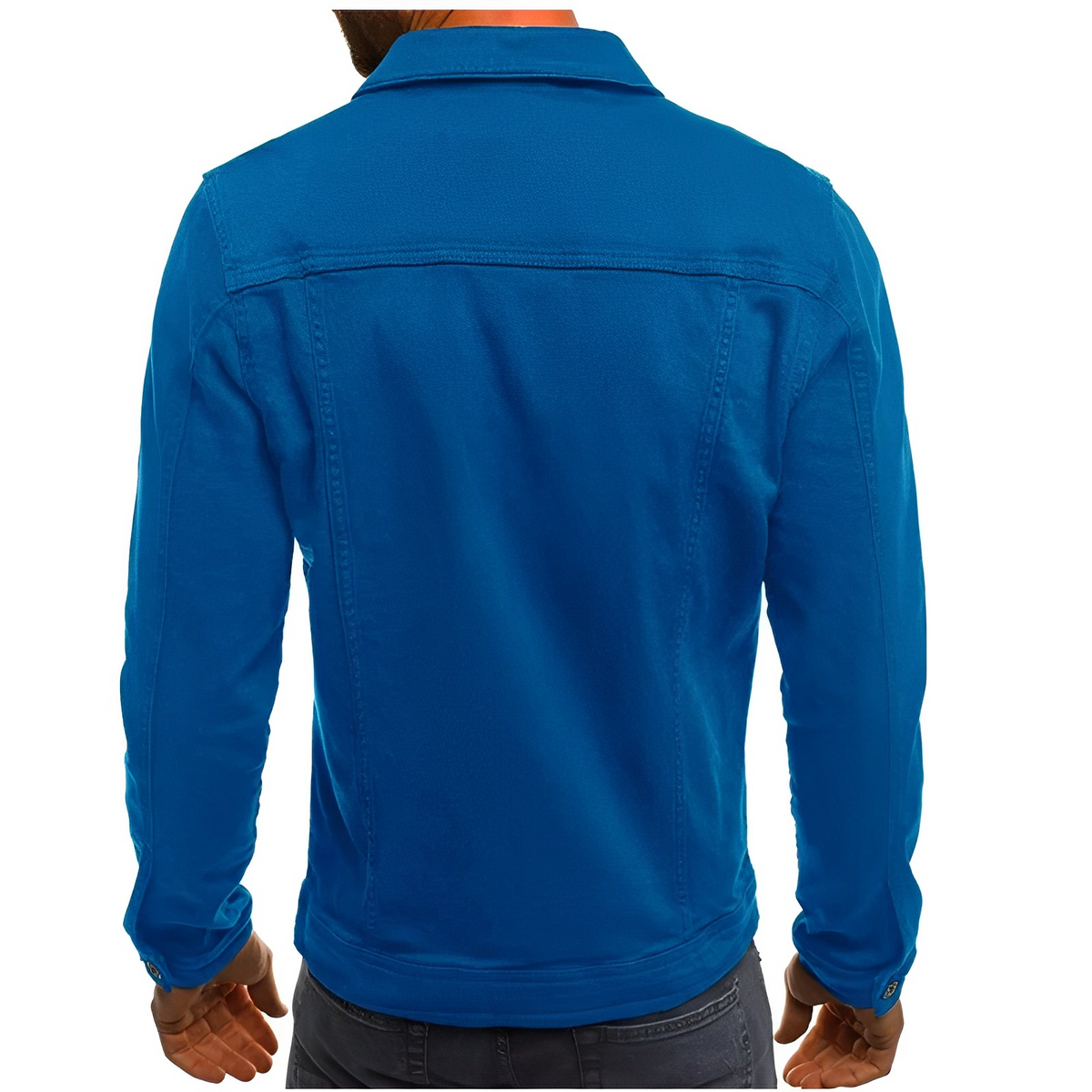 Oak & Coral | Men's Classic Denim Jacket – Lightweight Summer Style