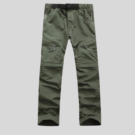 Oak & Coral | Men's Convertible Hiking Pants with Zip-Off Legs