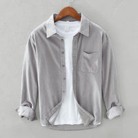 Oak & Coral | Men's Textured Corduroy Casual Shirt