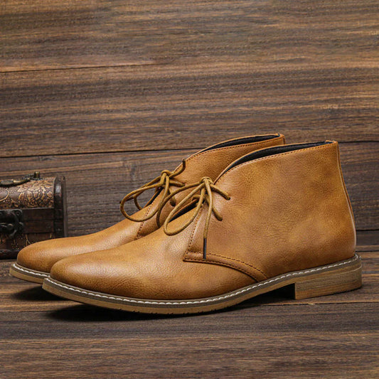 Oak & Coral | Men's Desert Boots Lace-Up Chukka