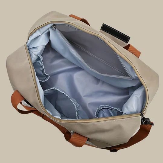 Oak & Coral | Men's Duffle Gym Bag with Shoe Compartment