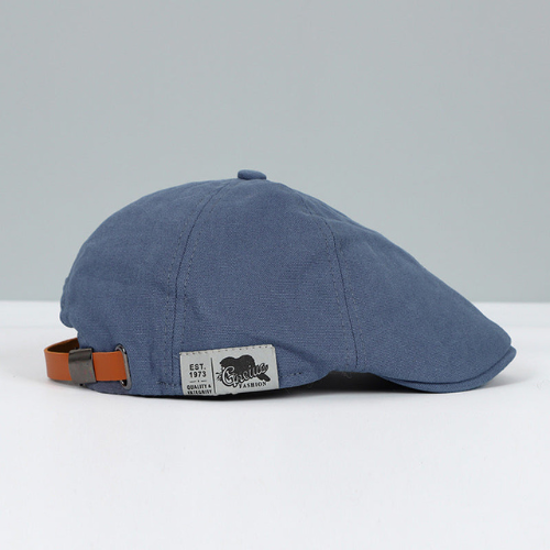 Oak & Coral | Men's Flat Cap with Adjustable Strap