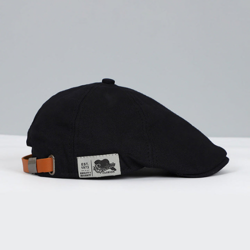 Oak & Coral | Men's Flat Cap with Adjustable Strap