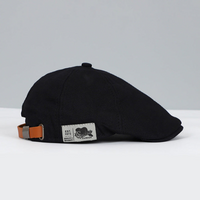 Oak & Coral | Men's Flat Cap with Adjustable Strap