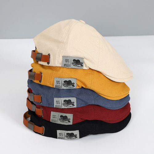 Oak & Coral | Men's Flat Cap with Adjustable Strap