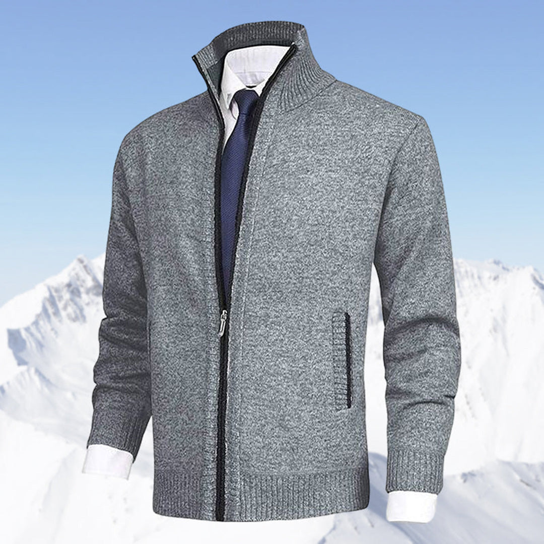 Oak & Coral | Men's Full-Zip Knit Cardigan Jacket