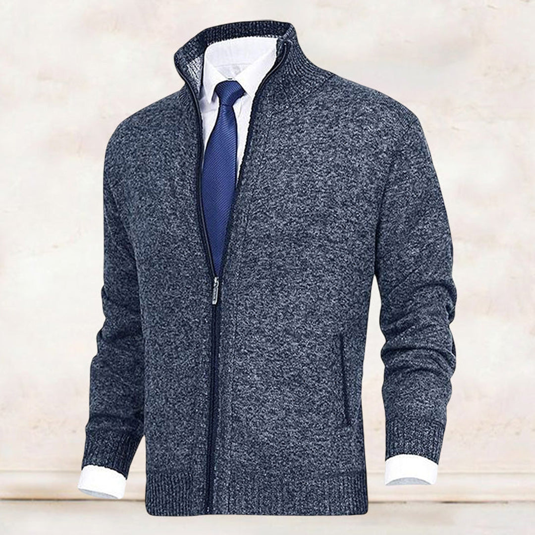 Oak & Coral | Men's Full-Zip Knit Cardigan Jacket