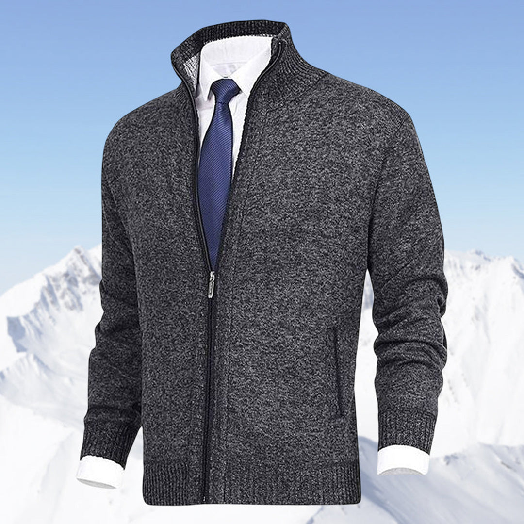Oak & Coral | Men's Full-Zip Knit Cardigan Jacket
