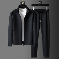 Oak & Coral Men's Textured Knit Tracksuit Set