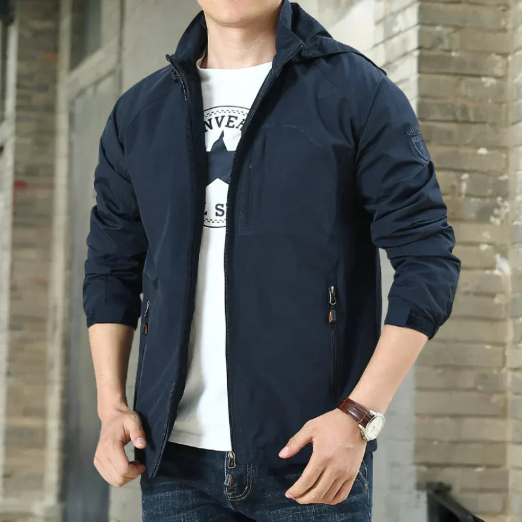 Oak & Coral | Men's Lightweight Hooded Jacket