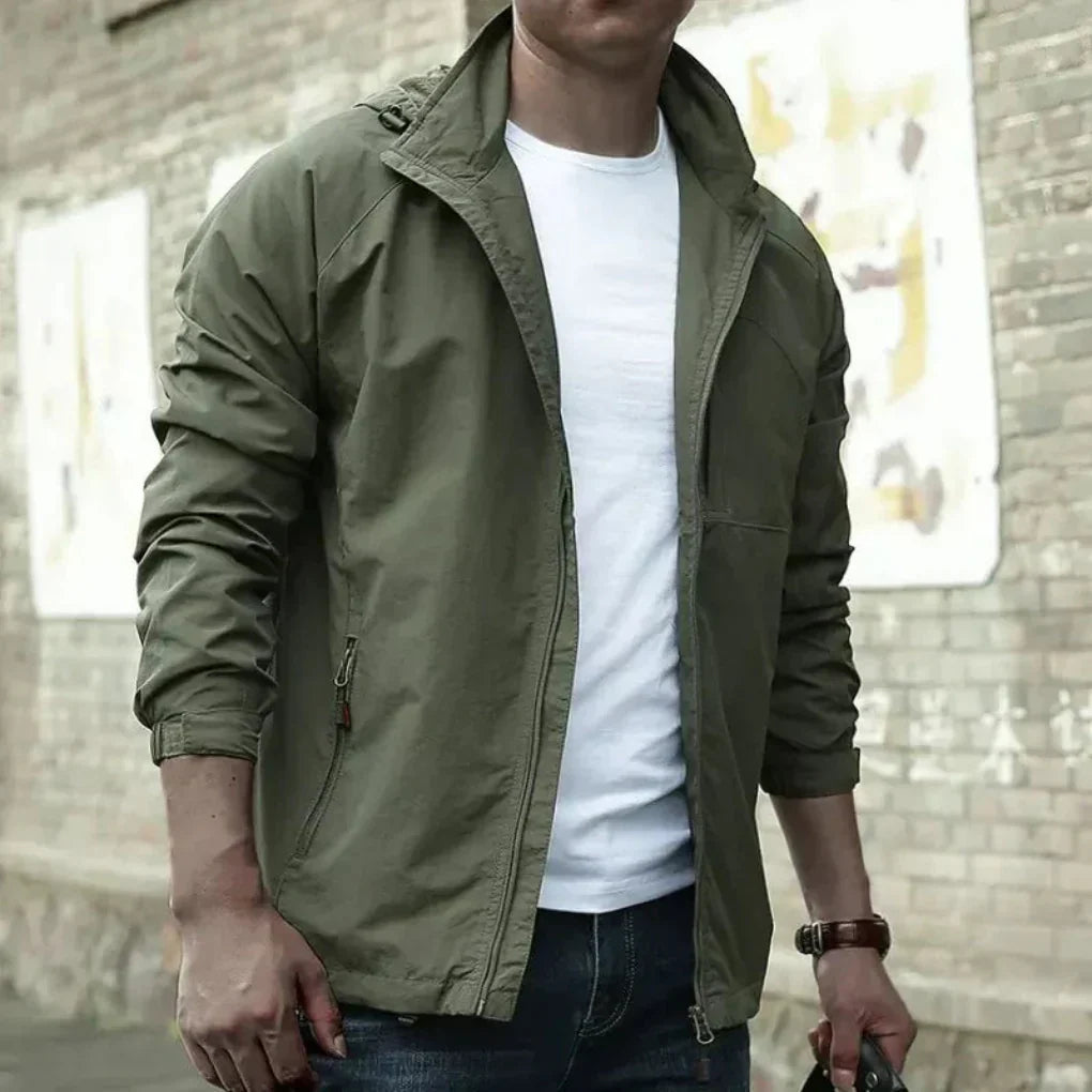 Oak & Coral | Men's Lightweight Hooded Jacket
