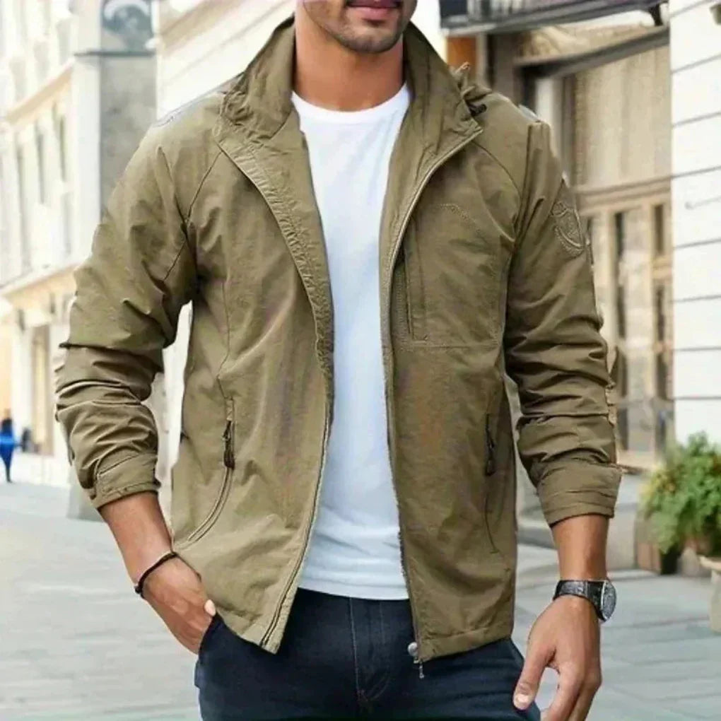 Oak & Coral | Men's Lightweight Hooded Jacket