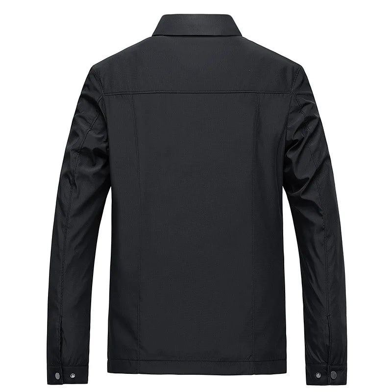 Oak & Coral | Men's Lightweight Jacket with Checked Lining