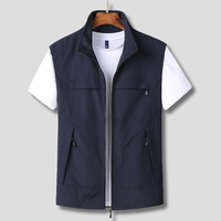 Oak & Coral | Men's Outdoor Zip Vest with Multiple Pockets