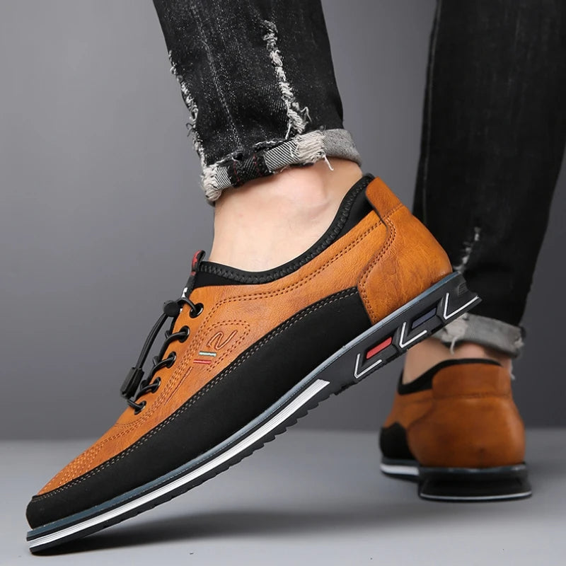 Oak & Coral | Men's Oxford Shoes - Lace-Up Casual