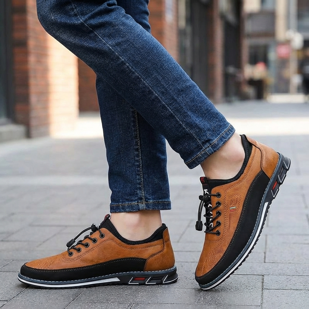 Oak & Coral | Men's Oxford Shoes - Lace-Up Casual