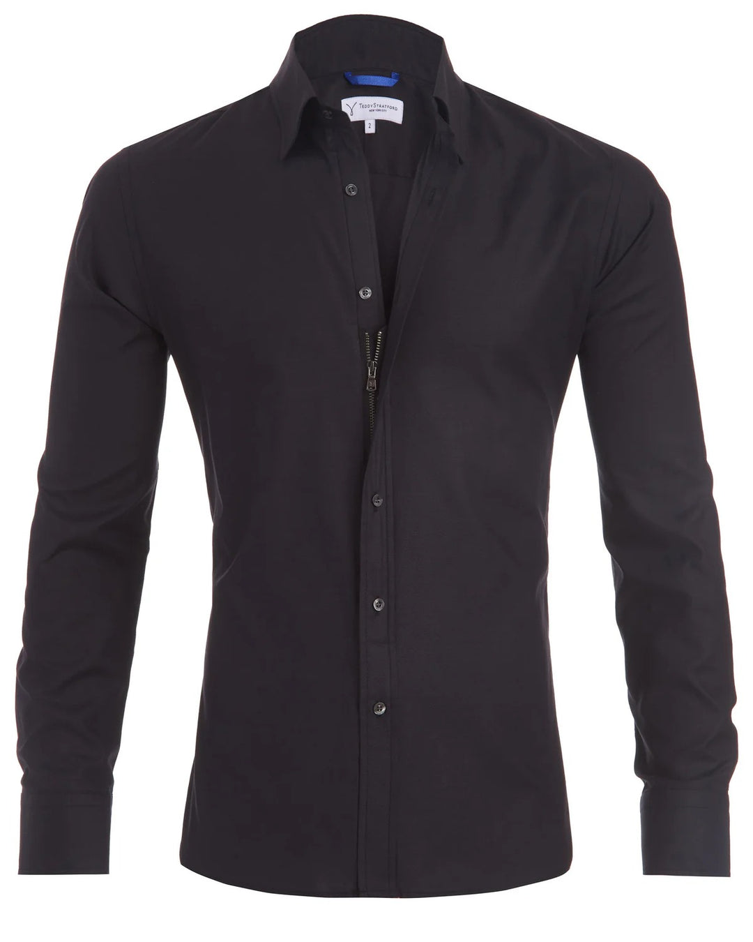 Oak & Coral | Men's Oxford Zip Shirt