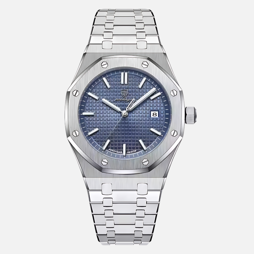 Oak & Coral | Men's Quartz Watch with Roman Numeral Dial