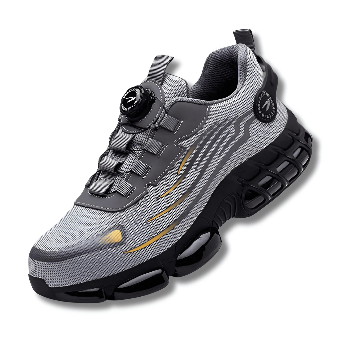 Oak & Coral | Men's Safety Sneakers with Steel Toe and Dial Closure