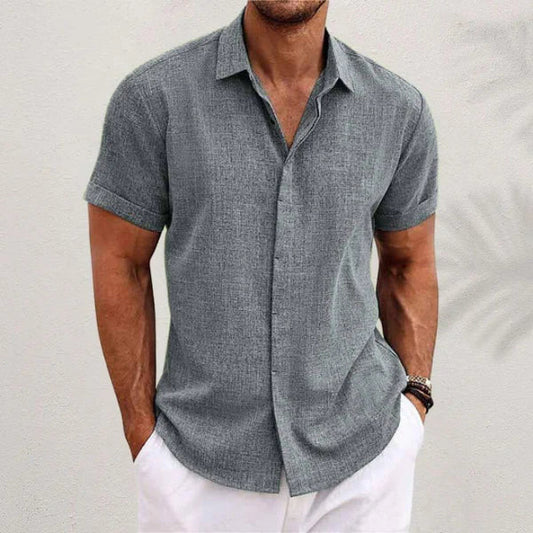 Oak & Coral | Men's Short Sleeve Button-Down Shirt