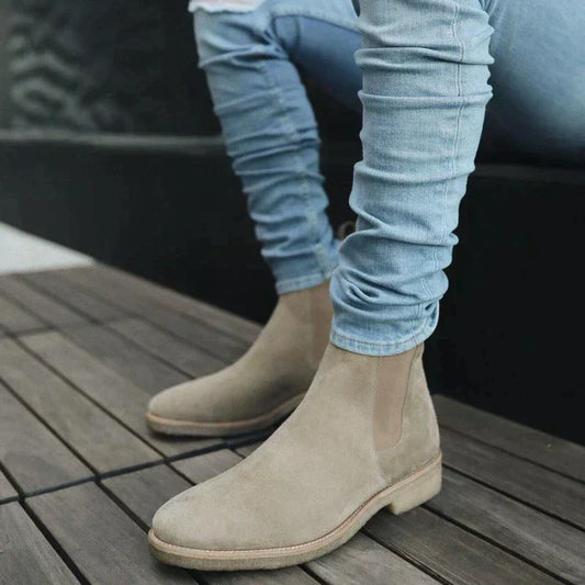 Oak & Coral | Men's Slip-On Chelsea Boots