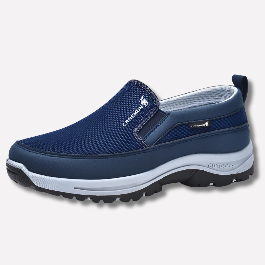 Oak & Coral | Men's Slip-On Outdoor Shoes - Waterproof Design