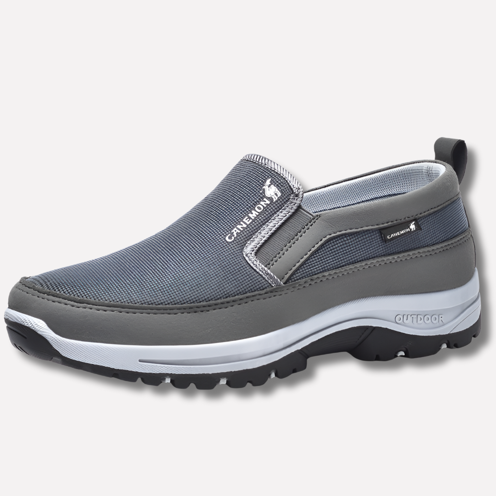 Oak & Coral | Men's Slip-On Outdoor Shoes - Waterproof Design