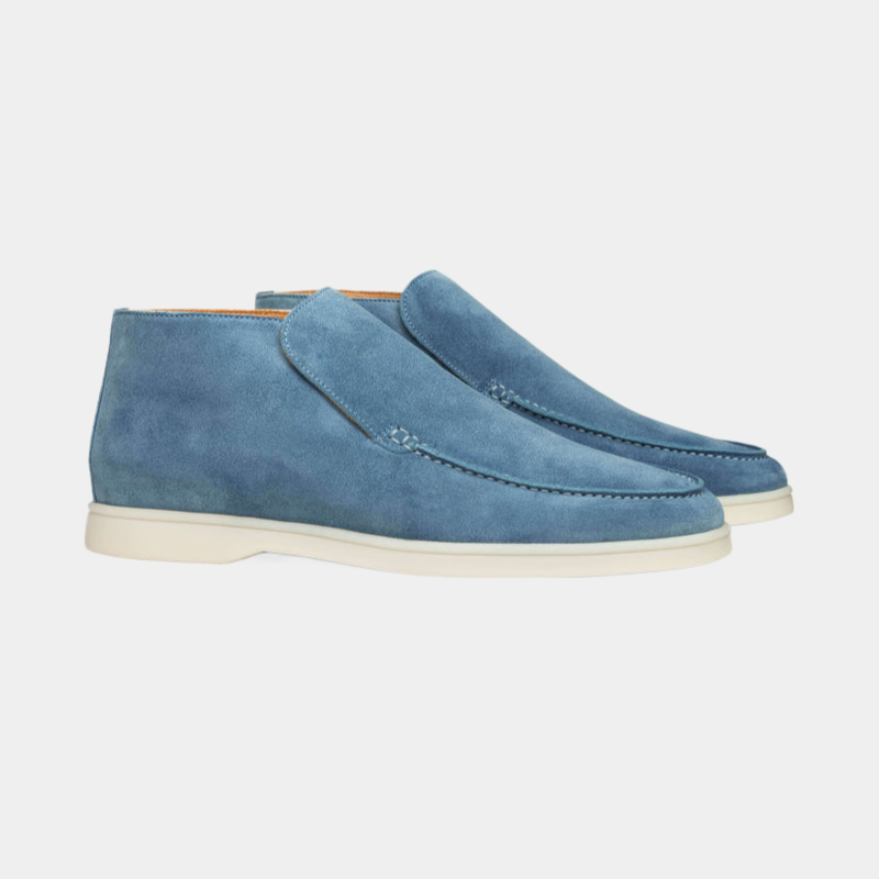 Oak & Coral | Men's Suede Chukka Loafers